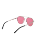 Serengeti Unisex Sonnenbrille Flieger Silber