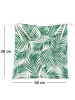 JACK Outdoor Motiv Stuhlkissen Sitzkissen 38x38cm Wasserfest in Palmenblätter