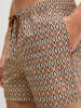 Marc O'Polo Badehose Woven in cappucino ikat print
