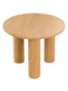 Beliani Couchtisch SENOIA in Braun - (W) 60 x (H) 46 x (L) 60 cm