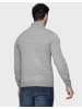 Threadbare Stehkragenpullover Maxwell in Grau