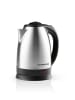 Gourmet Maxx Wasserkocher 1,8l 1500W Edelstahl/schwarz Schwarz