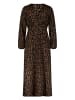 Zero  Jerseykleid mit Print. in Brown/Black