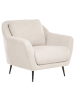Beliani 2-tlg Sitzgruppe EIBY in Beige/Schwarz