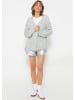 SASSYCLASSY Oversize Strick-Cardigan in Grau