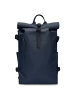 RAINS Rolltop - Rucksack L 16" 52 cm (dark grey) in navy