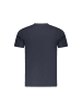 cavalli CLASS Blaues Baumwoll-T-Shirt