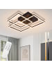 ZMH Deckenleuchte LED in Schwarz 36W Dimmbar mit Fernbedienung Modern