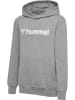 Hummel Verstellbare Taille Kapuzenpullover Hmlgo Kinder in GREY MELANGE