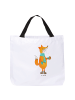 Mr. & Mrs. Panda Tote Bag Fuchs Keks ohne Spruch in Weiß