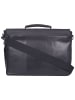 Strellson Brick Lane Aktentasche Leder 41 cm Laptopfach in black