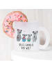 Mr. & Mrs. Panda Teetasse Glas Koala Familie zwei mit Spruch in Transparent