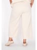Usha Women Plus Size Pants in Beige