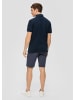 s.Oliver Polo-Shirt kurzarm in Blau