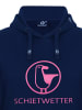 SCHIETWETTER Hoodie "Schietwetter" in navy-pink
