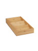 relaxdays Gewürzregal Schublade in Natur - (B)20 x (H)5 x (T)38 cm