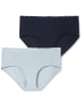 sheego Slip in marine + hellblau