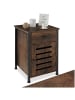 tectake Nachttisch Waterford 40 x 42 x 60,5 cm, Industrial Holz dunkel, rustikal