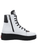 Mustang Schnürstiefelette in weiss