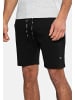 Threadbare Sweatshorts Pique in Schwarz