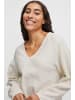 b.young Strickpullover BYROMO SWEAT - 20814407 cooler Pullover mit V-Neck in Beige
