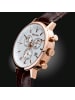 Gigandet Quarzuhr Chronograph "CLASSICO" in Braun/Rosegold/Silber