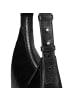 Les Visionnaires Harper Schultertasche Leder 28 cm black metallic