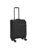 D&N Travel Line 9704 - 4-Rollen-Kabinentrolley S 55 cm (dark red) in schwarz