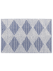 Beliani Kurzflor DATCA in Blau/Beige - (W) 140 x (H) 1 x (L) 200 cm