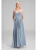 HEY KYLA Abendkleid in hellblau silber - 0002