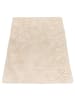 KADIMA DESIGN Hochflor Teppich Shaggy waschbar Unifarben Schlafzimmer in Creme