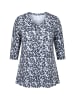 Ulla Popken Longshirt in schwarz