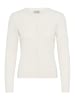 Oxmo Strickjacke OXSasja in Weiß