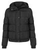 Urban Classics Urban Classics Damen Ladies Hooded Puffer Jacket in black