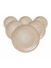 Ritzenhoff & Breker 6er Set Dessertteller Omara in ø 21 cm in beige