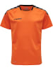 Hummel Hummel T-Shirt Hmlauthentic Multisport Unisex Kinder Atmungsaktiv Feuchtigkeitsabsorbierenden in TANGERINE