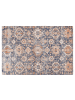 Beliani Kurzflor KURIN in Blau/Rot - (W) 140 x (L) 200 cm