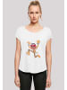 F4NT4STIC Long Cut T-Shirt ' Muppets Animal Classic' in weiß