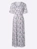 WITT WEIDEN Druck-Kleid in ecru-marine-bedruckt