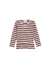 Marc O'Polo KIDS-GIRLS Longsleeve in AUBERGINE RED STRIPE