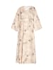 usha WHITE LABEL Damen Kimonokleid in Beige Mehrfarbig