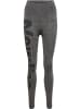 Newline Leggings Jaquard Damen in CHARCOAL GREY/TRUE BLACK