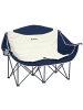 Outsunny Campingstuhl in Blau 143L x 50B x 90H cm