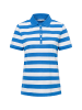 Marie Lund Poloshirt in blau weiß - 0012