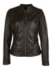 7eleven Bikerjacke Lederjacke "ROSALIE" in DUNKELBRAUN