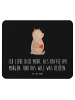Mr. & Mrs. Panda Mouse Pad Bär Morgenkaffee mit Spruch in Schwarz