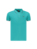 NORWAY 1963 Blau Baumwolle Herren Polo