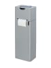 Wenko 6 in 1 Stand WC-Garnitur Imon Grau matt, Stand WC-Garnitur Mod. Imon 6 in 1 Grau matt in Grau