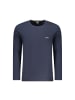 Hugo Boss Blaues Baumwoll-T-Shirt