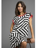 Laura Scott Sommerkleid in schwarz-gestreift